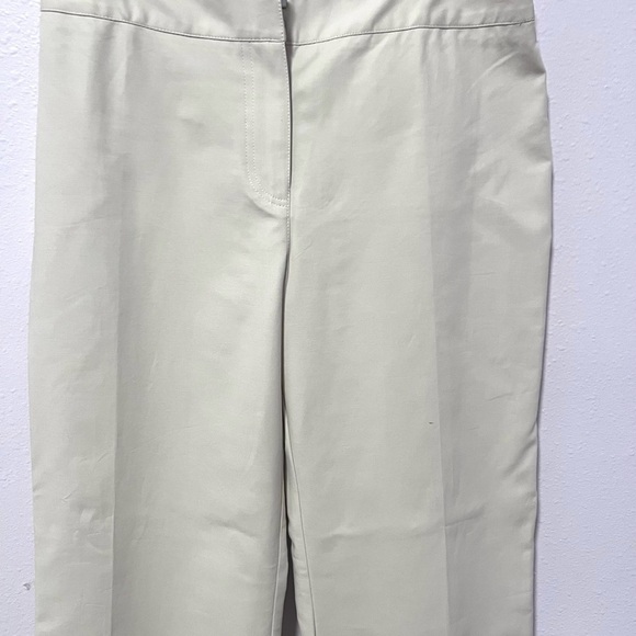 Chico's Cream straight wide leg trousers 10/M - Picture 10 of 10